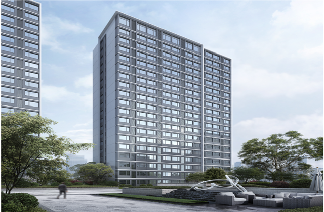 杭州市首座近零能耗住宅建筑临安304am永利集团宸锦学府主体结顶